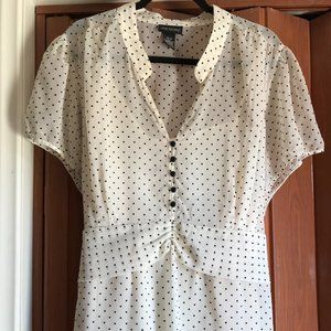 Lane Bryant Sheer Blouse with Under Shell